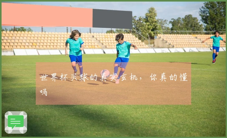世界杯买球的真实玄机，你真的懂吗